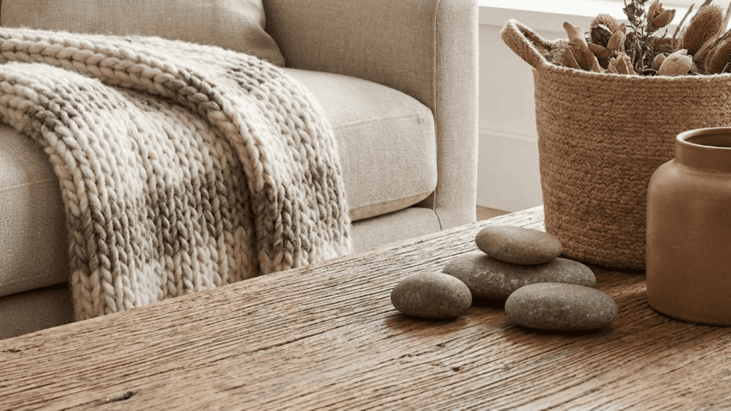 incorporate natural materials and textures