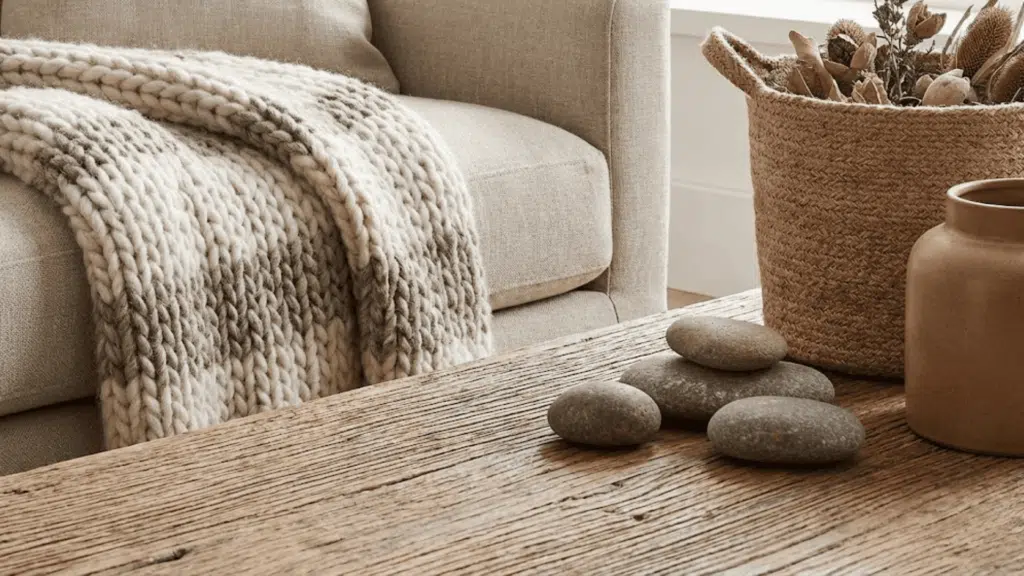 incorporate natural materials and textures