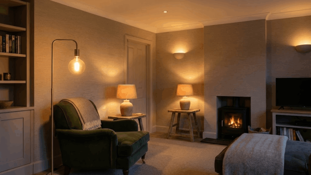 layer lighting for ambiance