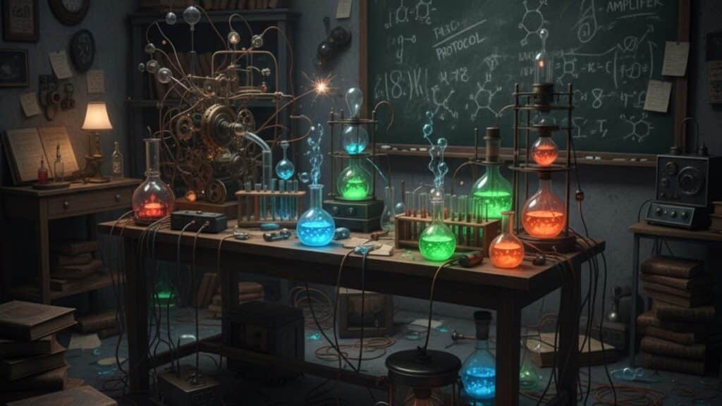 mad scientist laboratory