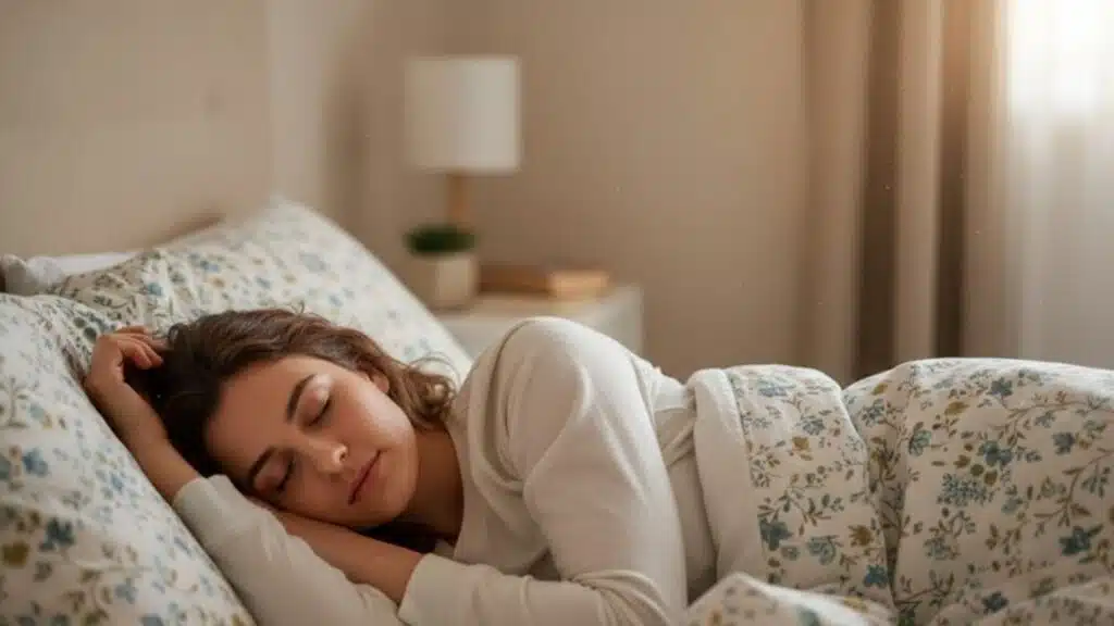 physiological reasons for sleeping with arms above your head