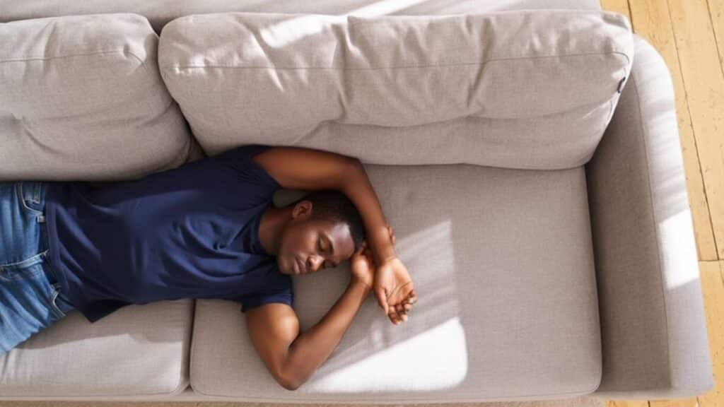 psychological aspects of the arms raised sleep posture