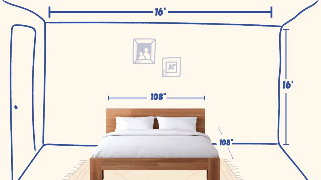 room layout planning alaskan king bed