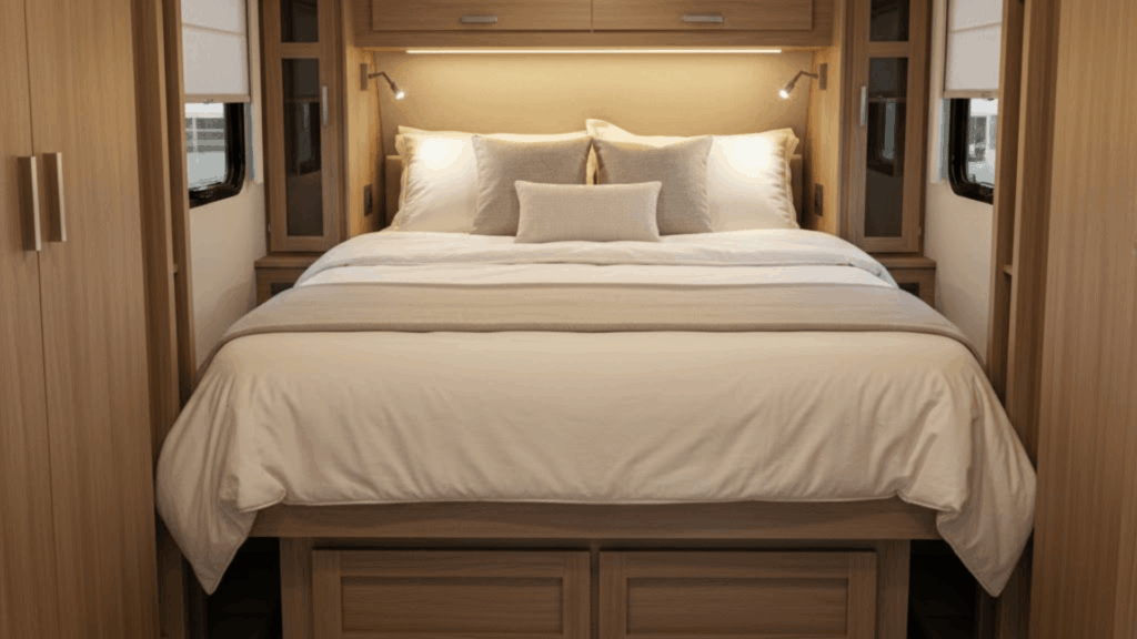 rv king size bed dimensions