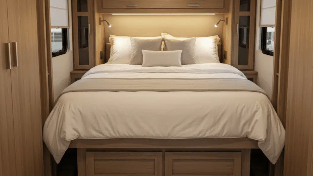 rv king size bed dimensions