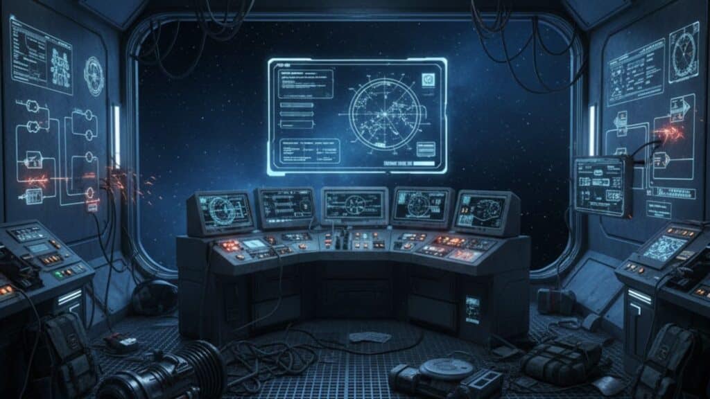 space station outer space escape