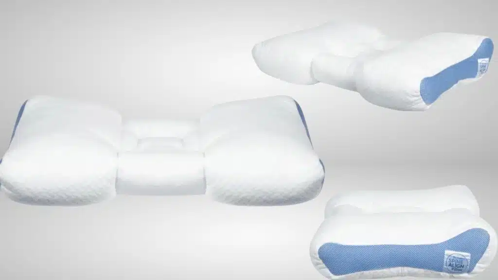 spine align adjustable contour pillow