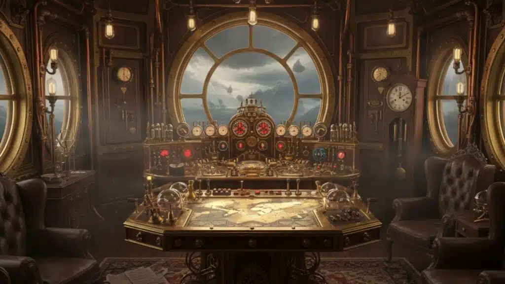 steampunk airship adventure