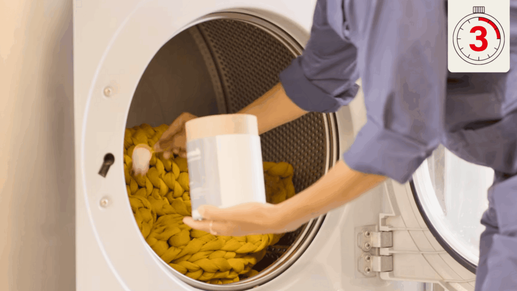 step 3 use a gentle mild detergent