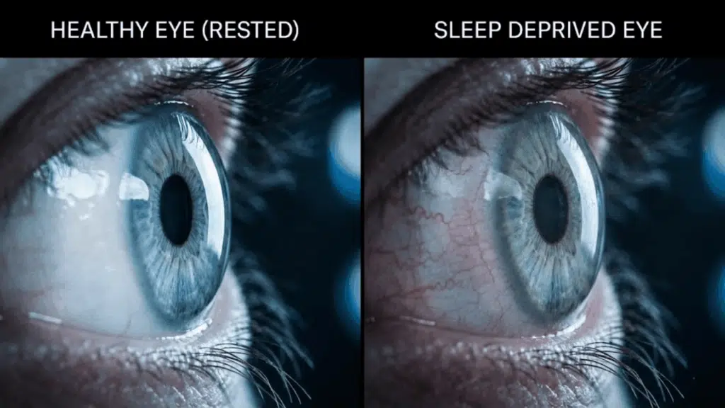 the science how sleep or lack of it affects ocular tissues