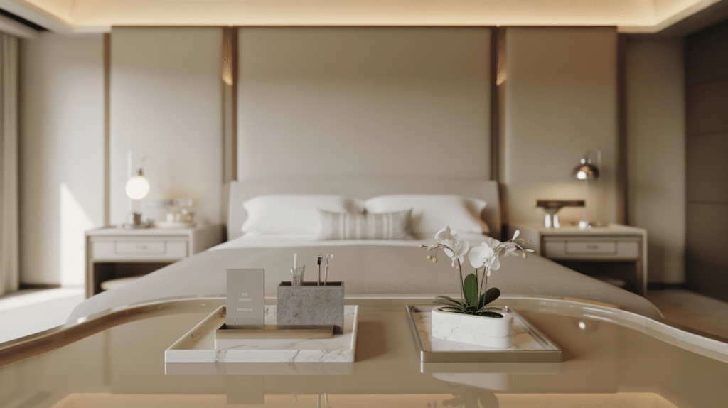 trays to keep surfaces clean