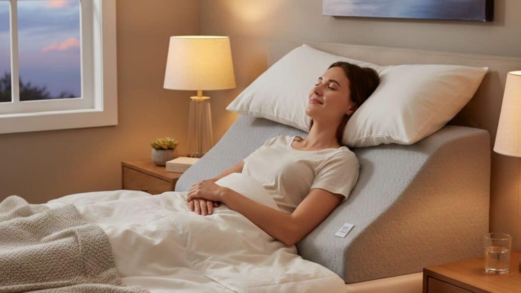 using a wedge pillow for sleeping