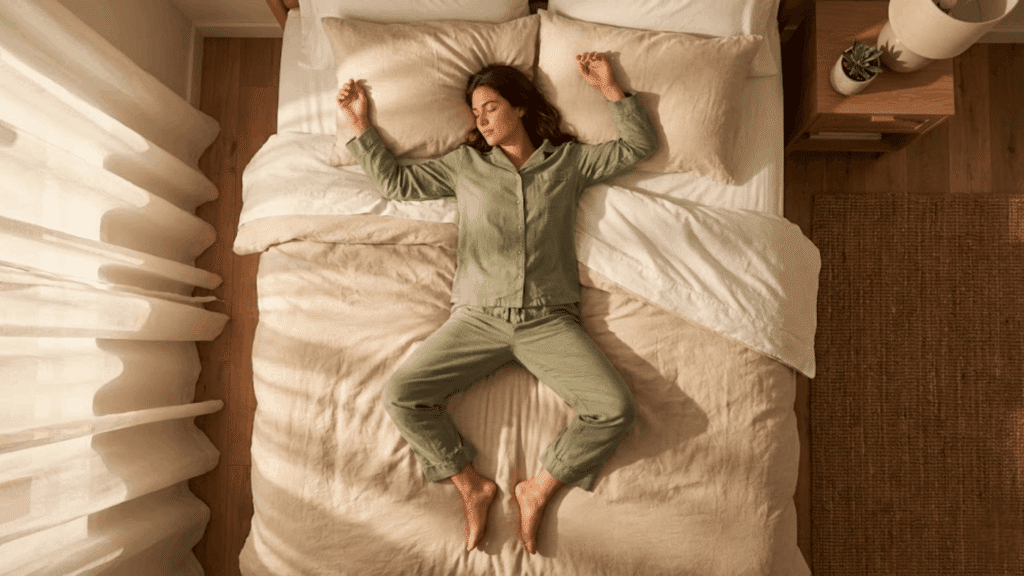 what is the starfish sleep position