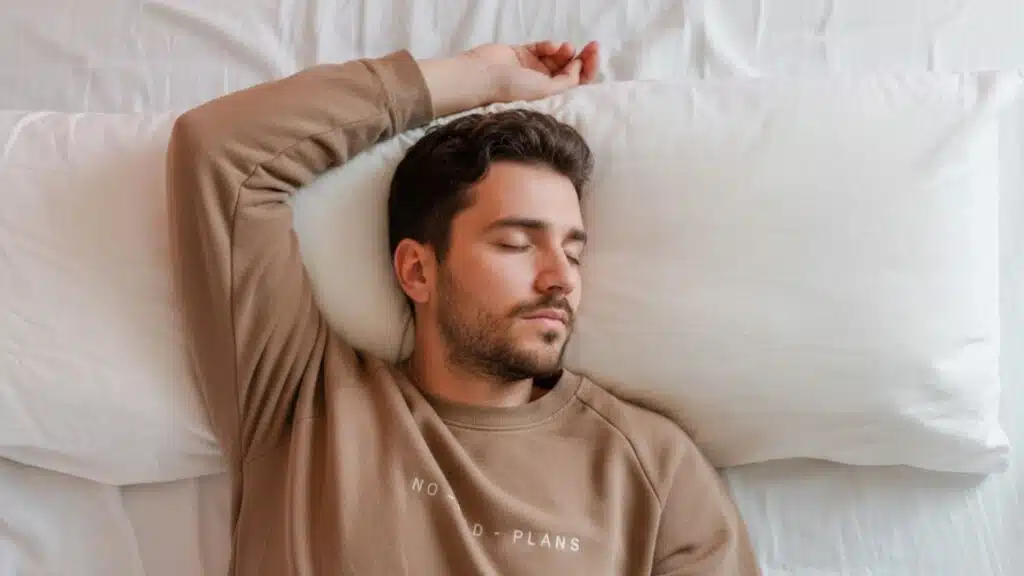 why do i sleep with my arms above my head sleep science