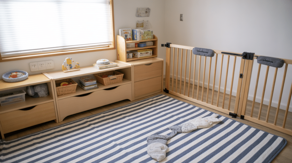 A fully baby proofed room