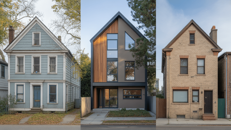 average height of a story house by home type