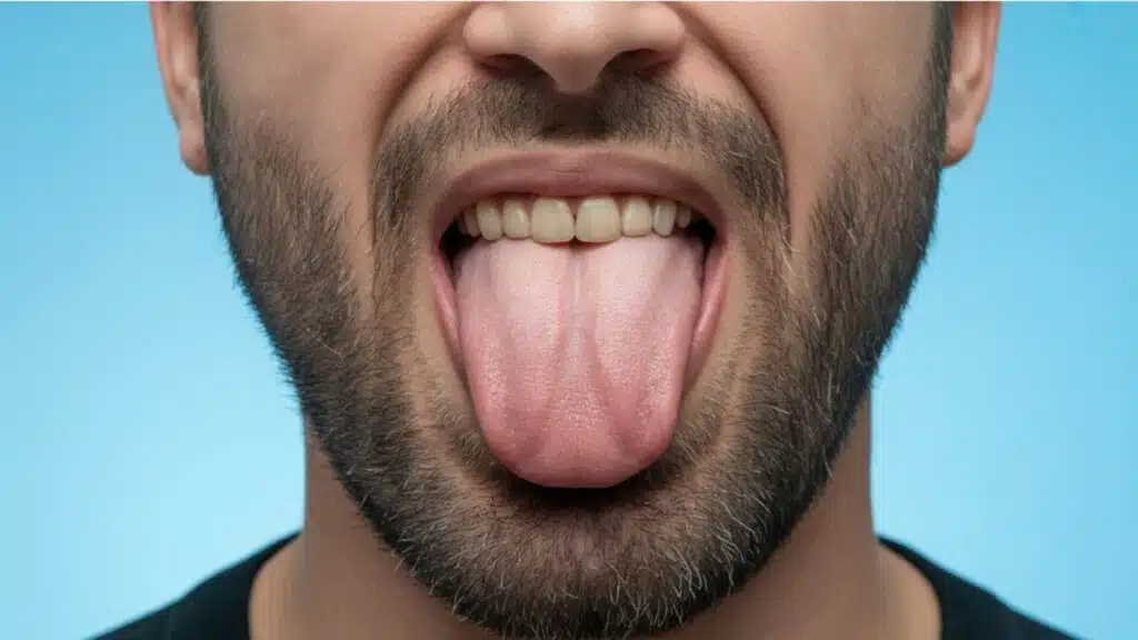 bitten tongue