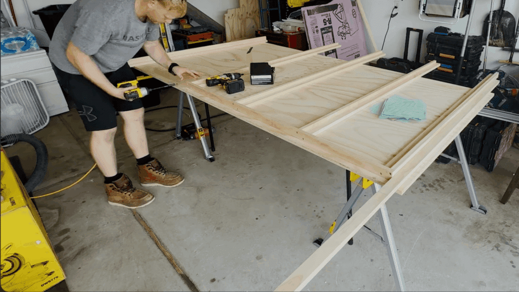 build the inner bed frame