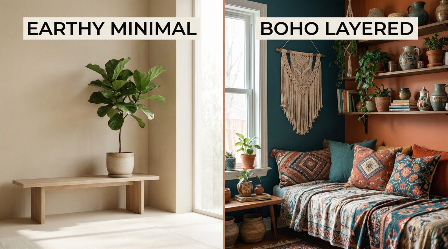 Earthy vs Boho Style: How To Tell Them Apart Fast - Easy Rest