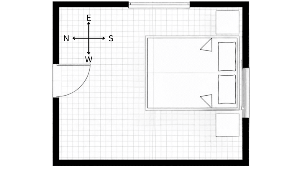east group kua wall blocked by door
