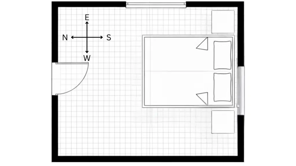 east group kua wall blocked by door