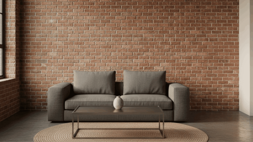 exposed brick walls for instant industrial character
