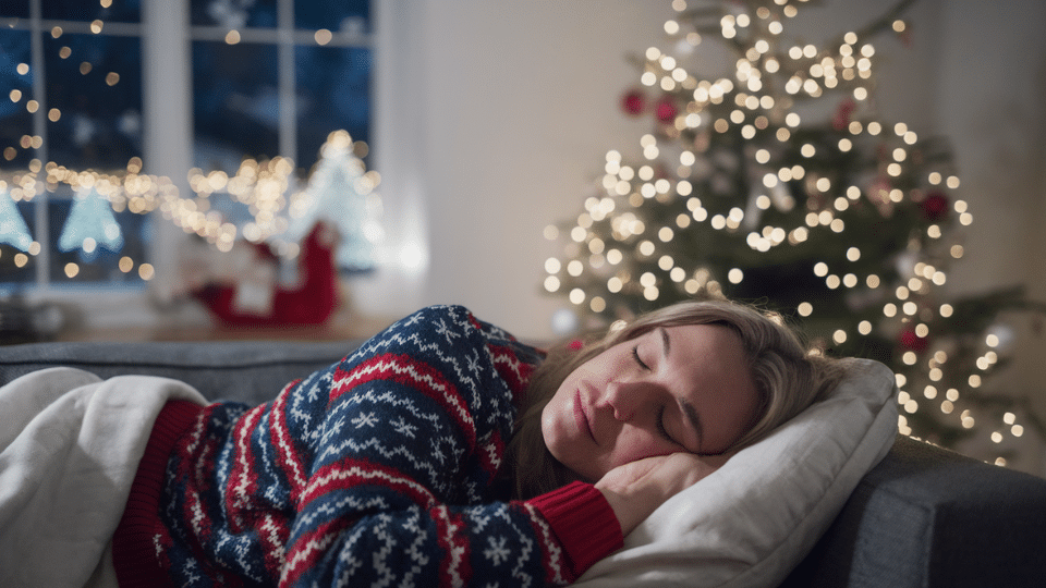 how to fall asleep on christmas eve as an adult