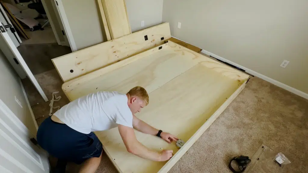 install vertical supports and header