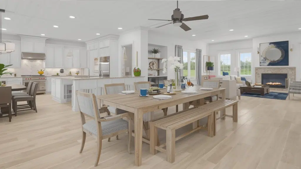 keep flooring consistent