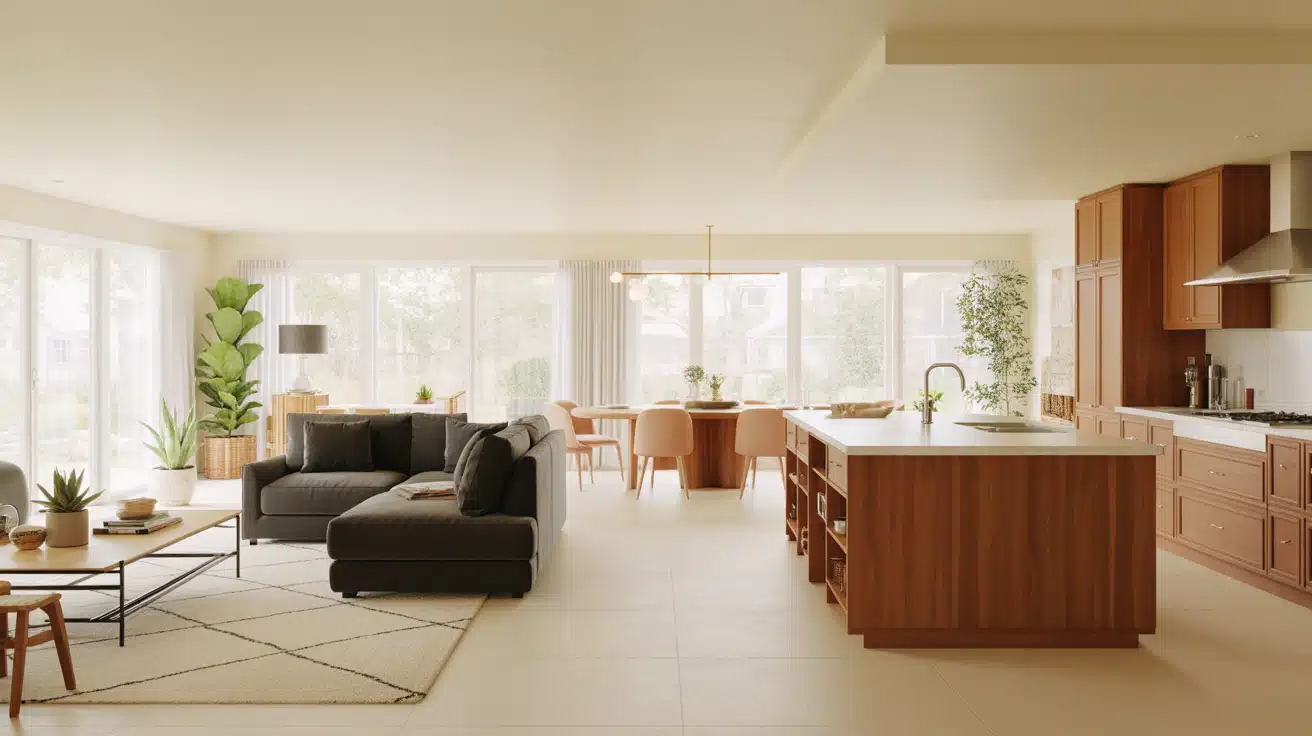 open floor plan ideas