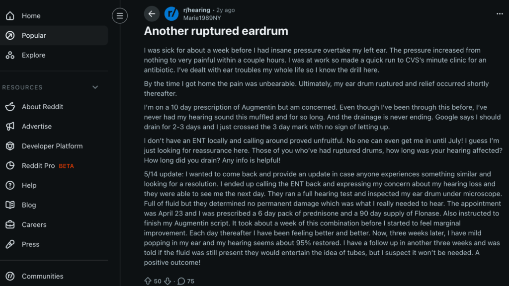 real user experience