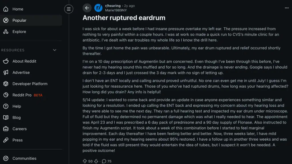 real user experience