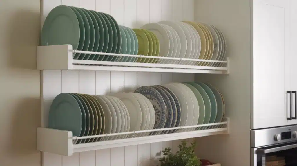 slim plate rack