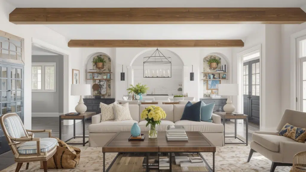 use ceiling beams
