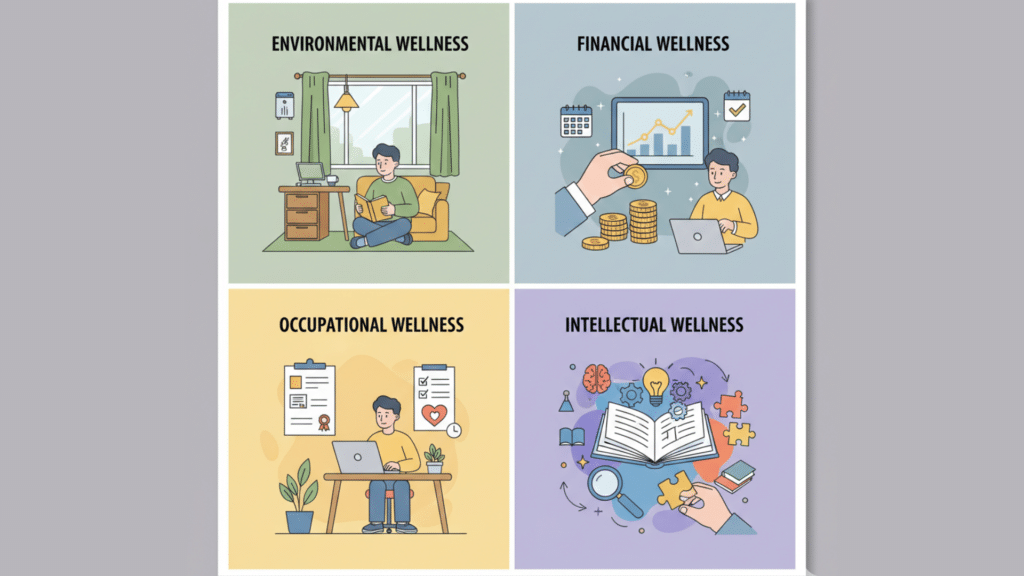 wellness areas that also affect daily life