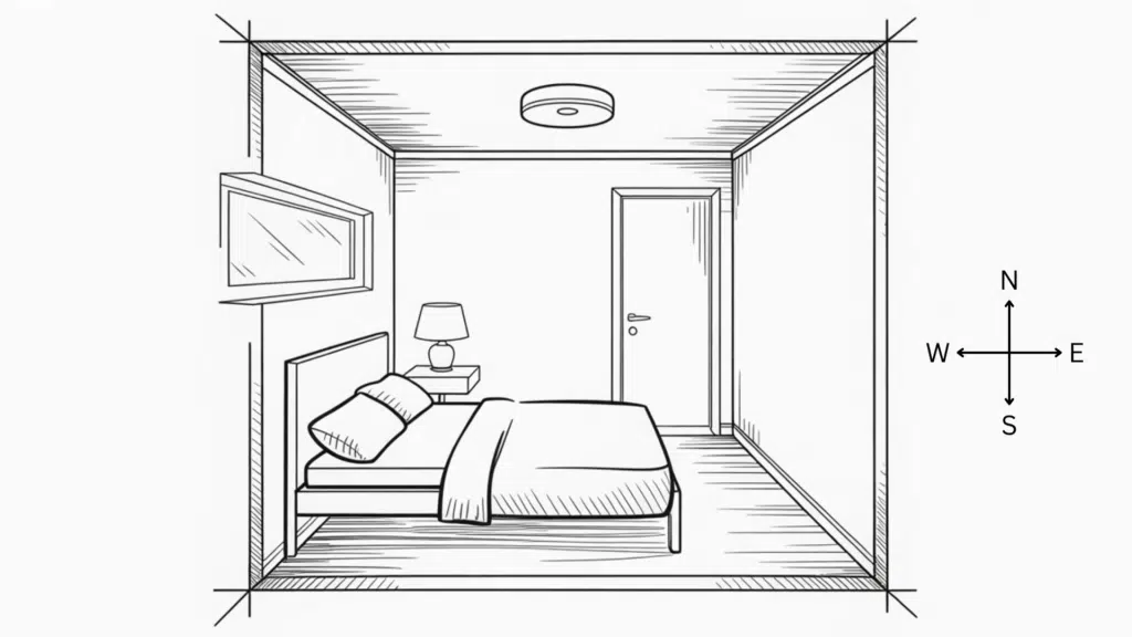 west group kua wall blocked by door