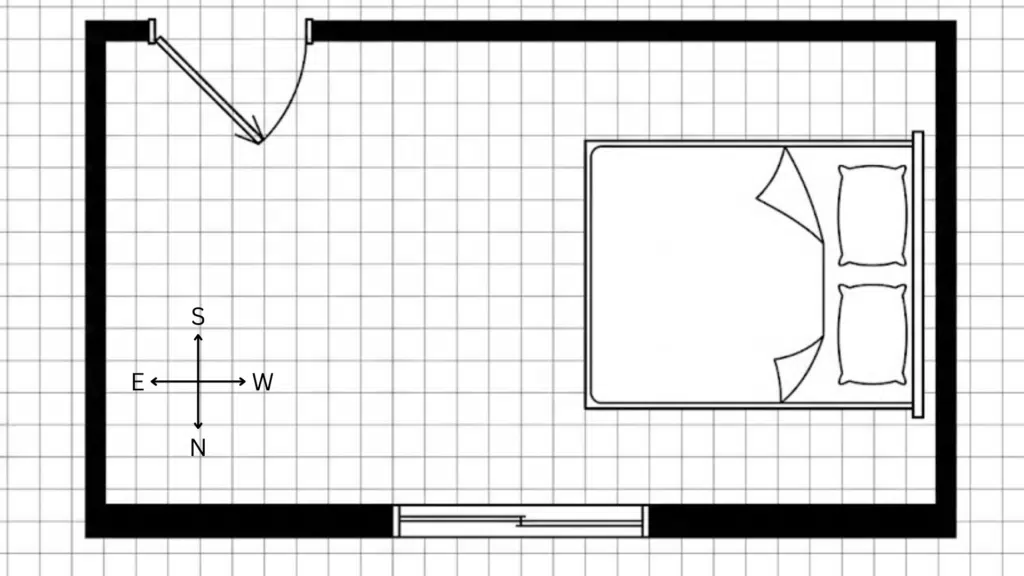 west group kua wall blocked by window