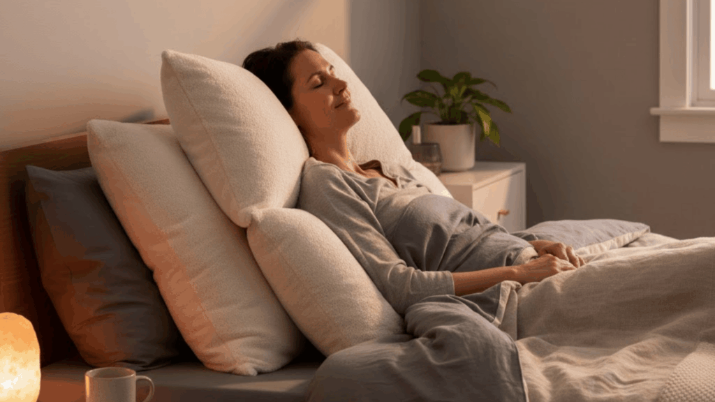 why people need to sleep upright