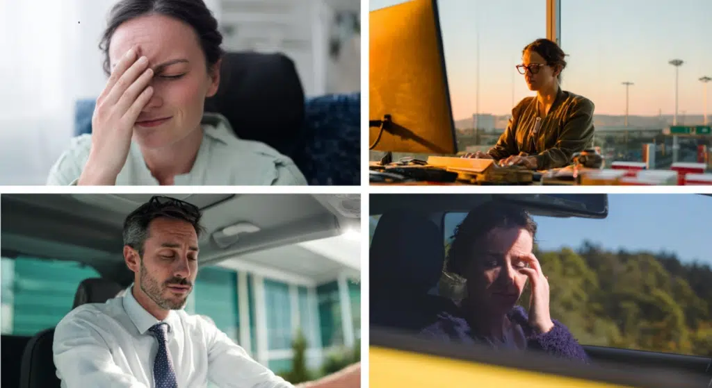 why your eyes feel heavy in specific moments