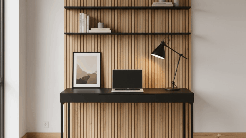 wooden slat texture wall