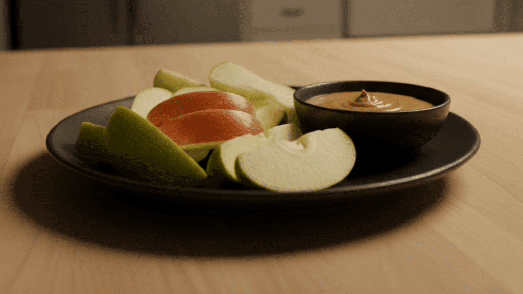 _Apple Slices With Nut Butter
