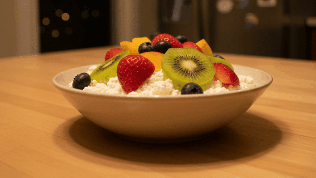 Cottage Cheese With Fruit