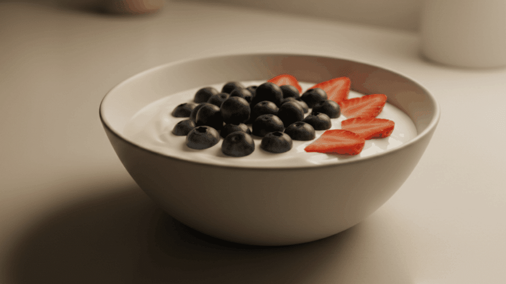 Greek Yogurt With Berries