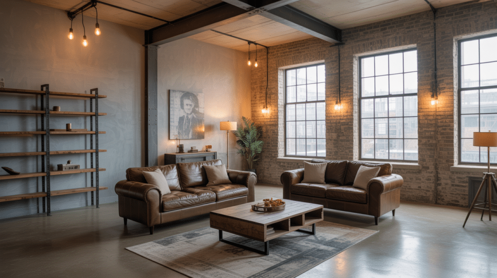 Industrial living room
