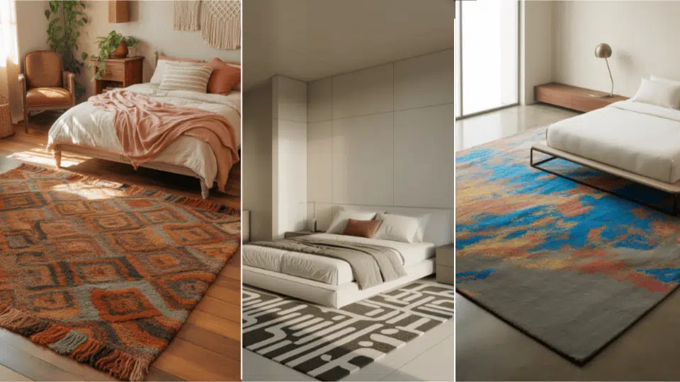 boho minimalist modern rug