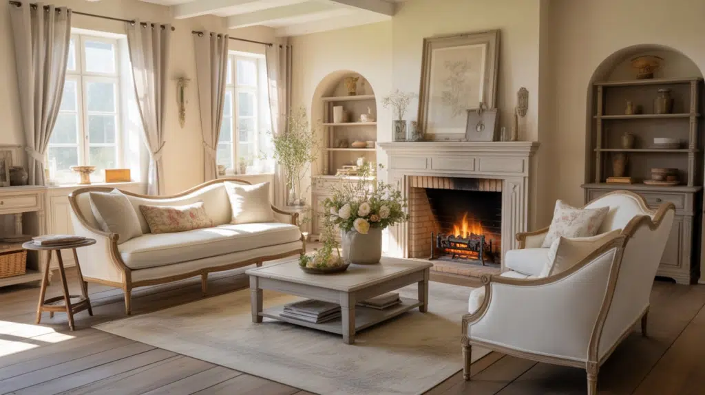 french country living room