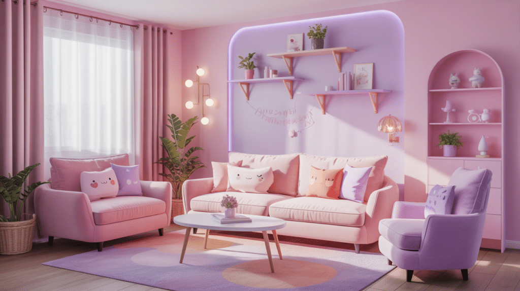 kawaii living room