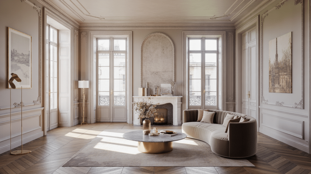 parisian Inspired living room