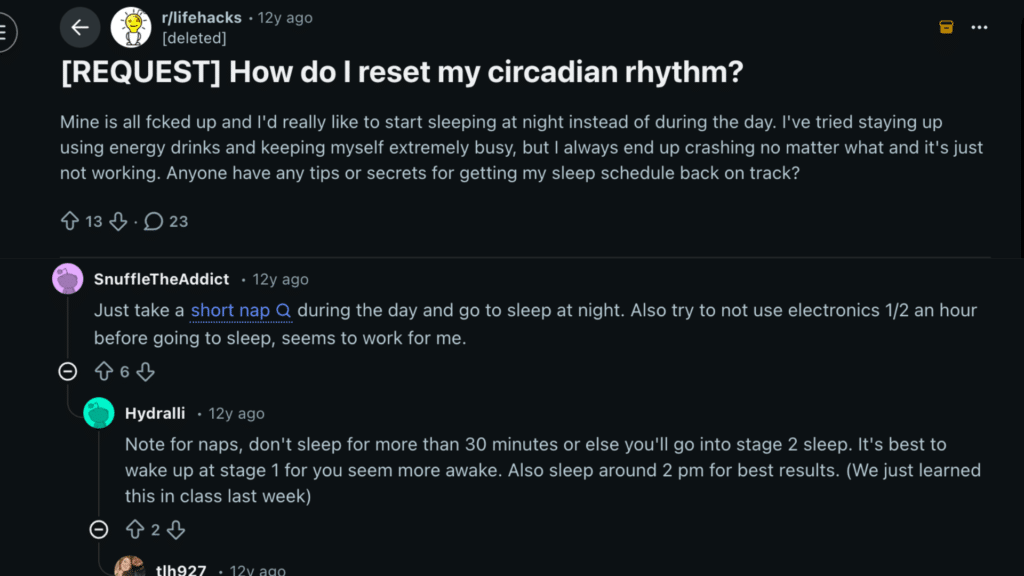 shared experiences and tips