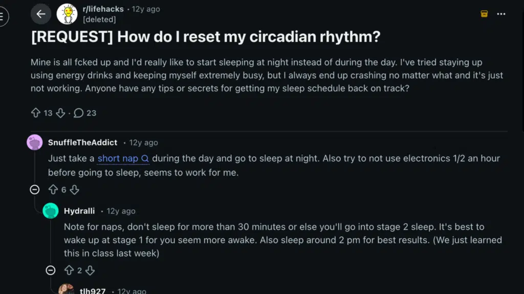 shared experiences and tips